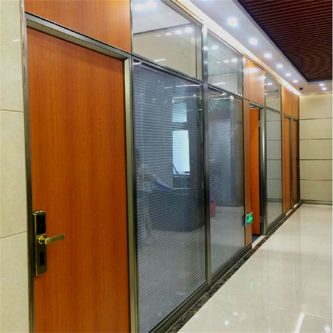 Office toughened glass partitions Floor To Ceiling Soundproof Room Dividers