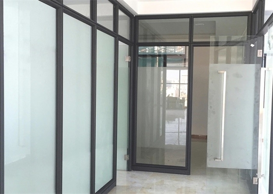 Office Glass Partition Walls Sound Proof Glass Wall For Office
