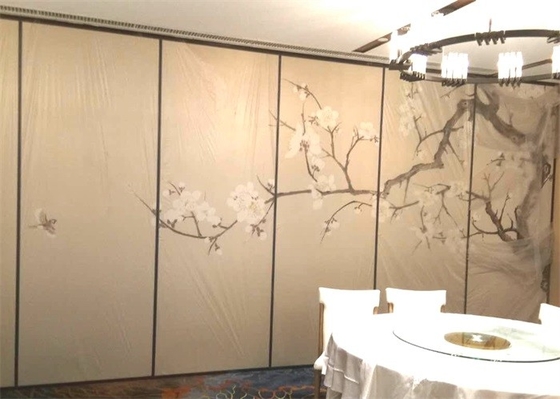 Customized Printing Sliding Hanging Room Dividers Wall Partition For Hotel
