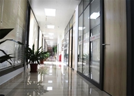Dismountable Office Glass Partition Walls Floor To Ceiling Room Divider With Door