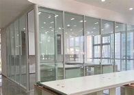 Shatterproof Acoustic Office Glass Partition Walls High Compartment