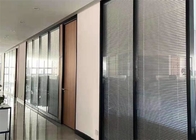 Factory Custom Office Room Divider Aluminum Frame Single Glass Partition Wall