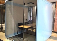 4 Capacity Acoustic Telephone Booth , Private Phone Booth For Office