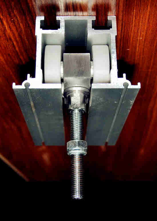 Aluminum Frame Movable Wall Hardware Strength Structure Steel Track