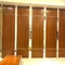 Operable Acoustic Sliding Folding Partition wall with PU Leather Finish Material