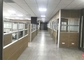 Anodized Frame Office Glass Partition Walls , Half Height Glass Partition
