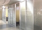 SGS approved Aluminum Glass Partition Wall With Good Privacy