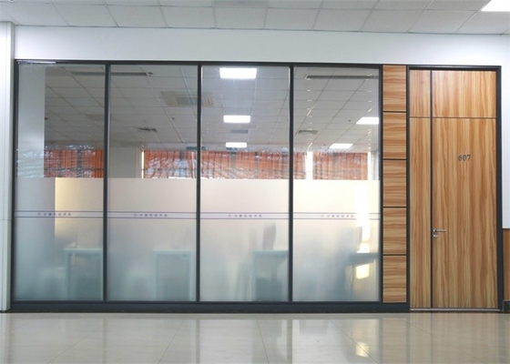 80mm Thickness Aluminum Frame Glass Wall