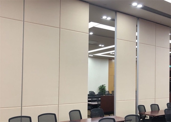 85mm Sliding Room Dividers , Wooden Partition Collapsible Divider Wall
