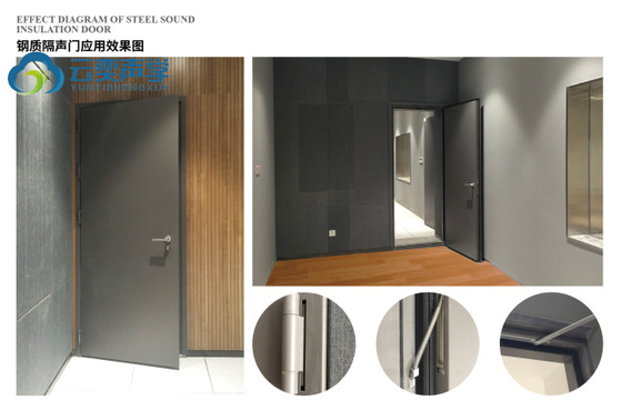 Security Doors Homes Steel Soundproof Door For House