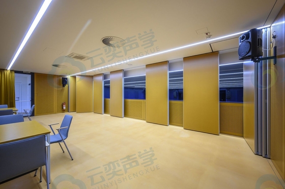 Soundproof Folding Partition And Sliding Walls Operable Movable Door For Office To Divide The Room