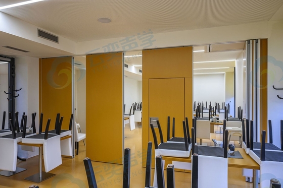 Soundproof Folding Partition And Sliding Walls Operable Movable Door For Office To Divide The Room