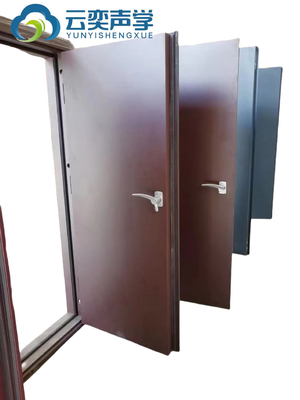 Glass Window Grey Anti-rust Steel Door Soundproofing Metal Doors For Laboratory