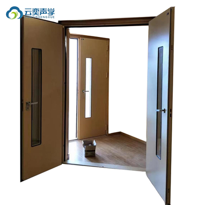 School Multimedia Room Opera House Indoor Soundproof Entrance Security Steel Door