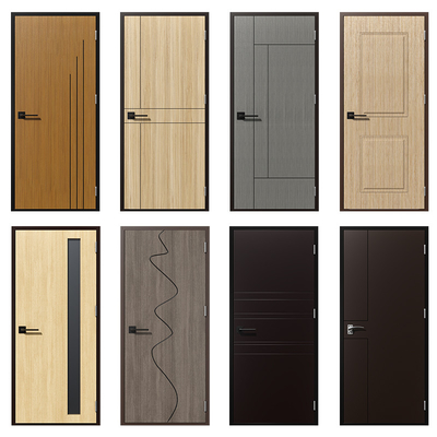 STC 42 ±3 DB Fire Rated 60min Certified Sound Proof Steel And Wood Composite Door