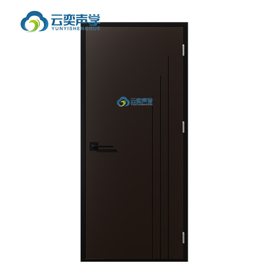 STC 42 ±3 DB Fire Rated 60min Certified Sound Proof Steel And Wood Composite Door