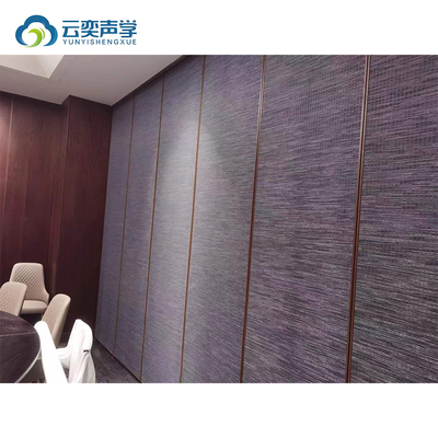 Fabric Covered Hanging Room Divider / Aluminum Mdf Movable Office Partitions For Office Spaces