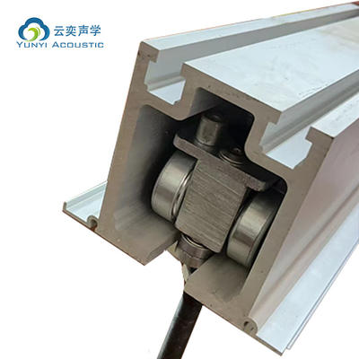 STC 44db Aluminum Profile Hanging Room Partition With Seal Strip
