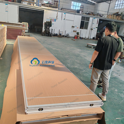 14 meters High Single Panel Hanging Room Partition With Metal Connection Seal Strip Room  Dividers