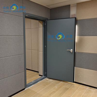 Drum Room Music Studio Roomtransparent Noise Barrier Noise Isolation Door Vision Glass Home Acoustics With Bass Traps Cornernoise Cancelling Door STC 45dB