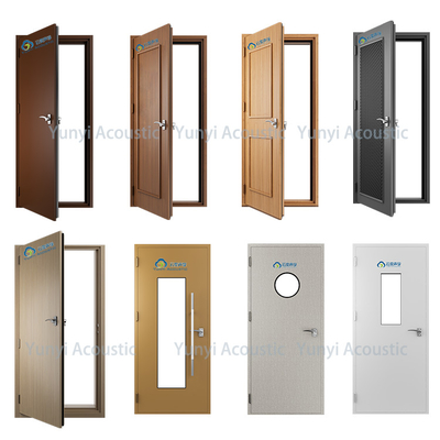 Acoustic Door Soundproofing Noise Isolation Door  30 Minutes Fireproof Single Door For Drum Room Piano Room Study Room