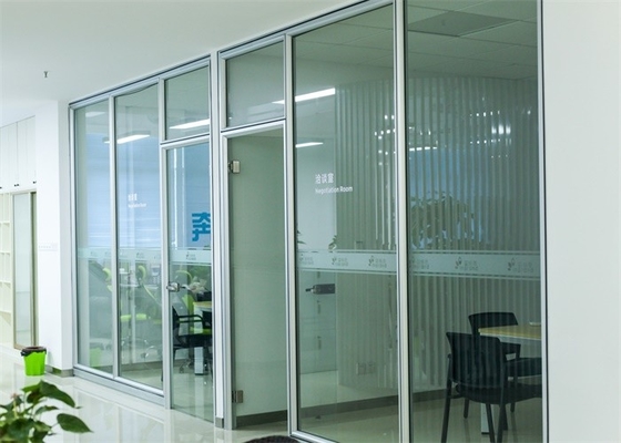 Office Glass Partition Walls Tempered Glass Room Dividers For Office