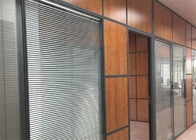 Anodized Frame Office Wooden Partitions Noise Cancelling Room Divider