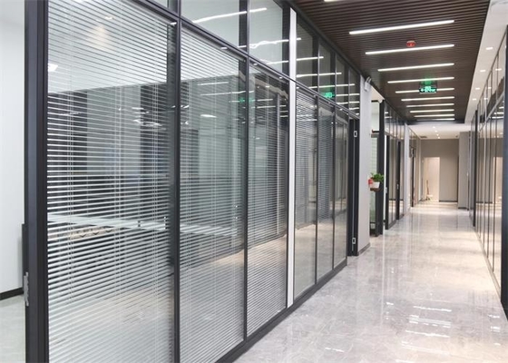 Office Glass Partition Walls Sound Proof Glass Wall For Office