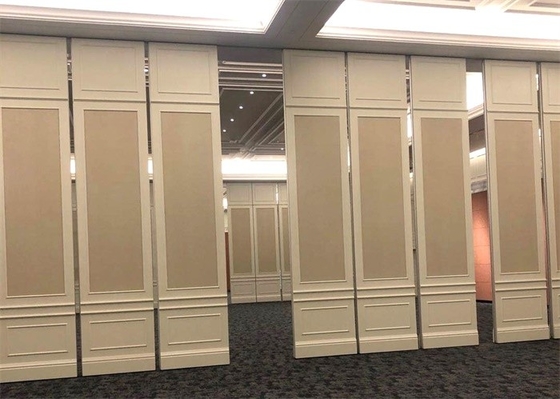 Hotel Lobby Sound Absorbing Partitions Folding Divider High Strength