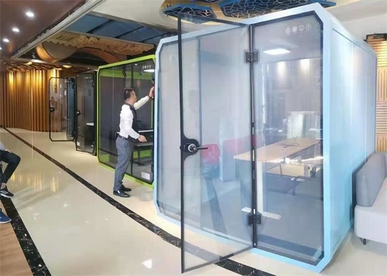 Sound Insulation Acoustic Meeting Pods , Movable Meeting Booth Pods