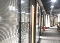 Full Height Office Glass Partition Walls Steel Lobby Partition Design