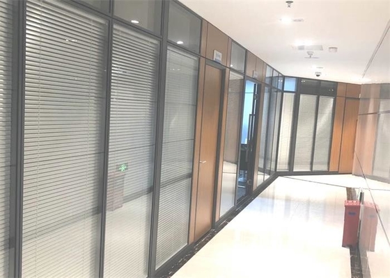 40mm Thickness Office Glass Partition Walls Tempered Glass Partitions