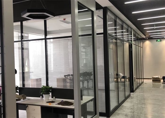 Demountable Glass Office Partition Wall Free Standing Glass Room Dividers