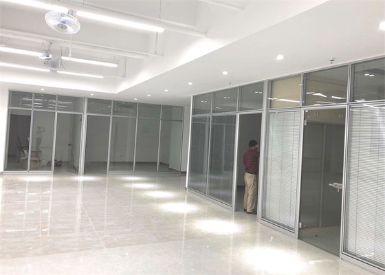 Decorative Tempered Glass Partition Wall