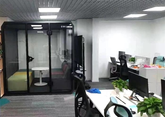 Transparent Glass Soundproof Meeting Pod