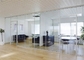 Shatterproof Acoustic Office Glass Partition Walls High Compartment
