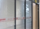 Room Divider Aluminum Frame Tempered Glass Office High Partition Wall