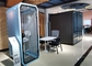 Silence Soundproof Work Booth Movable Easy Assemble For Furniture