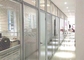 Aluminum Tempered Office Glass Partition Walls Noise Reducing With Blind