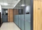 Transparent Tempered Glass Full High Office Partition Frameless Glass Partition