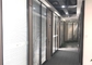 OEM ODM Aluminium Glass Office Partition With Blinds Glass Office Door